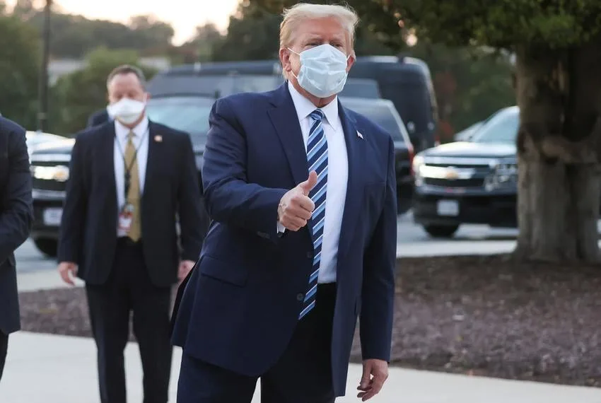 Donald Trump during Covid-19 Pandemic
